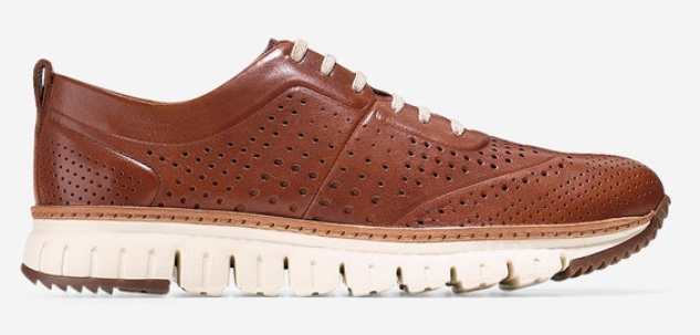 cole haan grandprø perforated low top sneaker